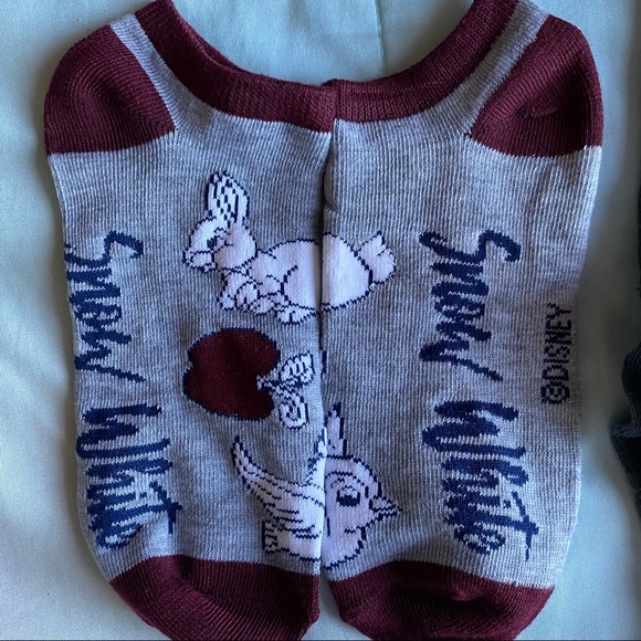 3 pairs disney princess socks NWOT adult long sock & short ankle sock - Picture 2 of 4